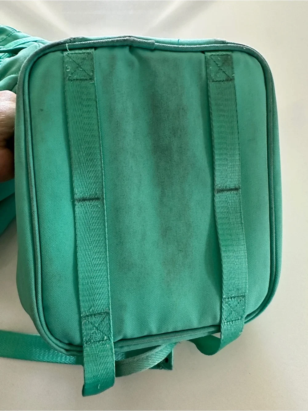 Pottery Barn Kids Make it Mine Aqua Large Backpack & Cold Pack Lunchbox
